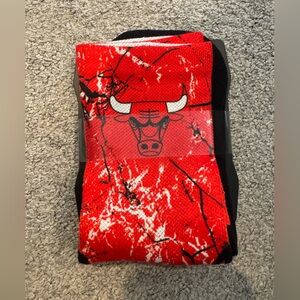 Rock ’Em Chicago Bulls Red Black Youth Large Crew Socks NWT
